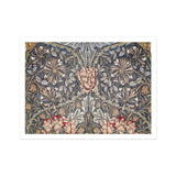 Honeysuckle - William Morris Floral Art Print / Canvas, William Morris’s Botanical, Morris’s Botanical Wonderland, William Morris Decorative