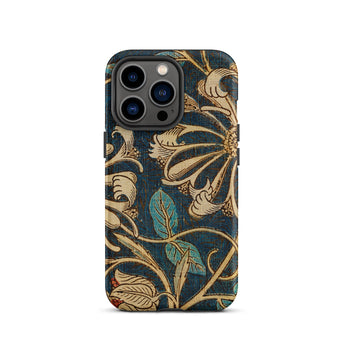 Honeysuckle – Florale iPhone-Hülle von William Morris, 13 Pro / Matt, Handyhüllen, Toby Leon