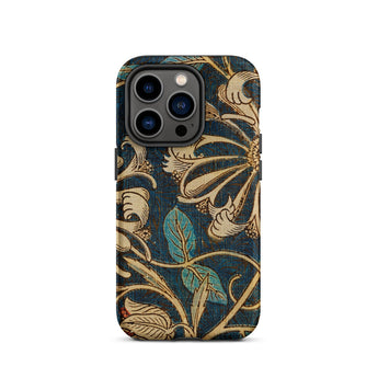 Honeysuckle – Florale iPhone-Hülle von William Morris, 14 Pro / Matt, Handyhüllen, Toby Leon