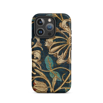 Honeysuckle – Florale iPhone-Hülle von William Morris, 16 Pro / Matt, Handyhüllen, Toby Leon