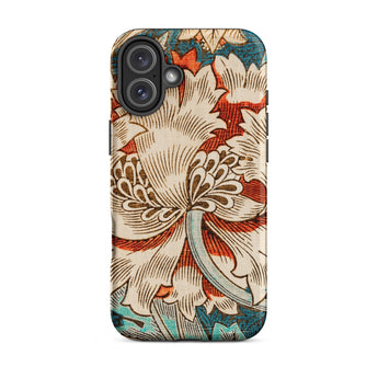 Honeysuckle - William Morris Iphone Case, 16 Plus / Matte, Floral Patterned Phone Case