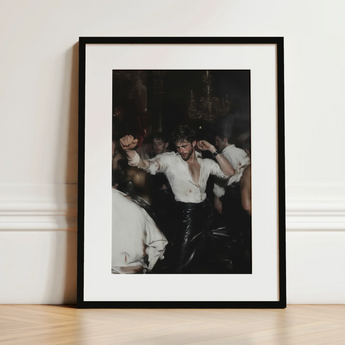 Hooked - Circuit Gay Afterparty Art Print / Canvas, 12x16’’ / 31x41cm / Black Frame / Matboard, Posters Prints & Visual Artwork, Toby Leon