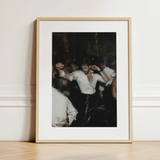 Hooked - Circuit Gay Afterparty Art Print / Canvas, 12x16’’ / 31x41cm / Natural Frame / Matboard, Posters Prints & Visual Artwork, Toby Leon