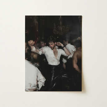 Hooked - Circuit Gay Afterparty Art Print / Canvas, 12x16’’ / 31x41cm / Unframed / no Border, Posters Prints & Visual Artwork, Toby Leon