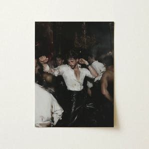 Hooked - Circuit Gay Afterparty Art Print / Canvas Framed Photograph Man White Shirt Black Pants Energetically Underground, Prints