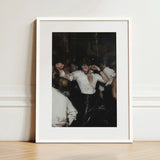 Hooked - Circuit Gay Afterparty Art Print / Canvas White-framed Man Open White Shirt Shiny Underground, Prints