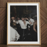 Hooked – Circuit Gay Afterparty Kunstdruck / Leinwand, 24x32’’ / 61x81cm / Naturrahmen / Passepartout, Poster Drucke & visuelle Kunstwerke, Toby Leon