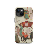 A Horse Market - Islamic School Phone Case Iphone 15 / Matte Phone Case Historical Figures Islamic School Iphone, Dust-flecked Hush, Horse