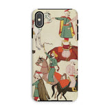 A Horse Market - Islamic School Phone Case Iphone Xs Max / Matte Phone Case Historical Illustration Islamic School Iphone, Dust-flecked