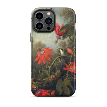 Kolibri und Passionsblumen - Martin Johnson Heade Iphone Hülle, 13 Pro Max / Matt, Handyhüllen, Toby Leon