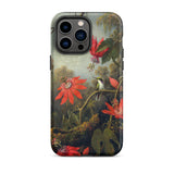 Kolibri und Passionsblumen - Martin Johnson Heade iPhone-Hülle, 14 Pro Max / Matt, Handyhüllen, Toby Leon