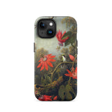 Kolibri und Passionsblumen - Martin Johnson Heade iPhone-Hülle, 15 / Matt, Handyhüllen, Toby Leon