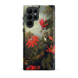 Hummingbird and Passionflowers - Martin Johnson Heade Phone Case, Samsung Galaxy S22 Ultra / Matte, Mobile Cases, Toby Leon