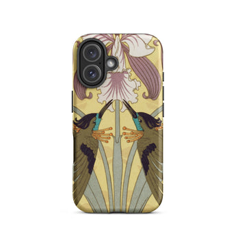 Colibríes y orquídeas - Funda para iPhone Maurice Pillard Verneuil, 16 / Mate, Fundas para móvil, Toby Leon