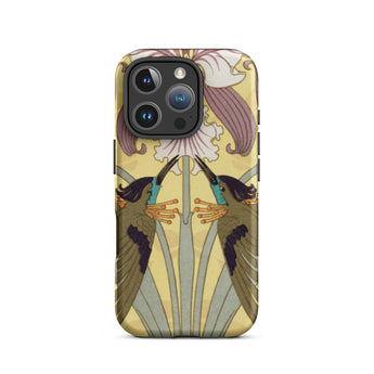 Colibríes y orquídeas - Funda para iPhone Maurice Pillard Verneuil, 16 Pro / Mate, Fundas para móvil, Toby Leon