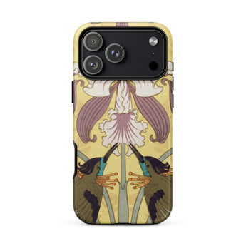 Colibríes y orquídeas - Funda para iPhone Maurice Pillard Verneuil, 17 Pro Max / Mate, Fundas para móvil, Toby Leon