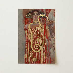 Hygieia - Gustav Klimt Ancient Goddess Art Print / Canvas, 12x18’’ / 31x46cm / Unframed / no Border, Posters Prints & Visual Artwork, Toby