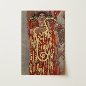 Hygieia - Gustav Klimt Ancient Goddess Art Print / Canvas, 12x18’’ / 31x46cm / Unframed / no Border, Posters Prints & Visual Artwork, Toby