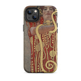 Hygieia - Gustav Klimt Griechische-Göttin-iPhone-Hülle, 14 Plus / Matt, Handyhüllen, Toby Leon
