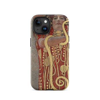 Hygieia - Gustav Klimt Griechische-Göttin-iPhone-Hülle, 15 / Matt, Handyhüllen, Toby Leon