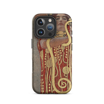 Hygieia - Gustav Klimt Griechische-Göttin-iPhone-Hülle, 16 Pro / Matt, Handyhüllen, Toby Leon
