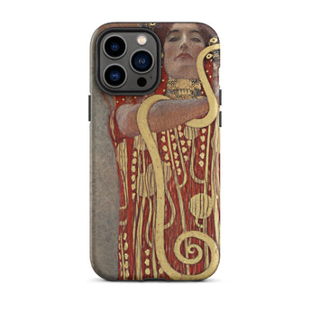 Hygieia - Gustav Klimt Greek Goddess Phone Case Iphone 13 Pro Max / Matte Artistic Phone Case Gustav Klimt Ancient, Greek Goddess Art, Art