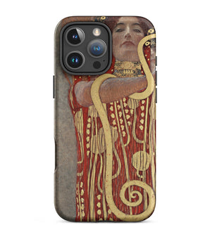 Iphone 16 Pro Max / Matte Hygieia - Gustav Klimt Greek Goddess Phone Case Ancient, Art, Nouveau