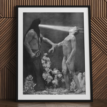 Hypnosis - Sascha Schneider Art Print / Canvas, 24x32’’ / 61x81cm / Black Frame / Matboard, Posters Prints & Visual Artwork, Toby Leon