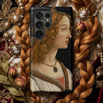Idealized Portrait of a Lady - Sandro Botticelli Phone Case, Mobile Cases, Toby Leon