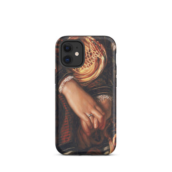Il Dolce Far Niente - William Holman Hunt Phone Case Iphone 12 Mini / Matte Artistic Phone Case William Holman Hunt Flesh Meets Fabric