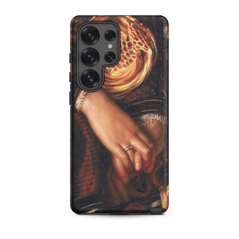 Il Dolce Far Niente - William Holman Hunt Phone Case Samsung Galaxy S25 Ultra / Matte Black Phone Case Detailed Classical Painting Clasped