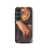 Il Dolce Far Niente - William Holman Hunt Phone Case Samsung Galaxy S25 / Gloss Black Phone Case Detailed Warm-toned Painting Clasped Hands