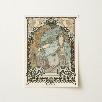Ilsee Princesse De Tripoli - Alphonse Mucha Art Print / Canvas, 12x16’’ / 31x41cm / Unframed / no Border, Posters Prints & Visual Artwork,