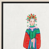Imperial Princess - Qing-dynastie modekunstprint / Canvas, posters, prints & visuele kunstwerken, Toby Leon
