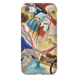 Improvisation No. 30 - Wassily Kandinsky Phone Case Iphone 8 / Matte Phone Case Abstract Colorful Painting Dynamic Shapes Brushstrokes