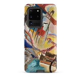 Improvisation No. 30 - Wassily Kandinsky Phone Case Samsung Galaxy S20 Ultra / Matte Vibrant Abstract Smartphone Case Bold Strokes Yellow