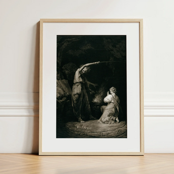 An Incantation - John Dixon Art Print / Canvas, 12x16’’ / 31x41cm / Natural Frame / Matboard, Posters Prints & Visual Artwork, Toby Leon