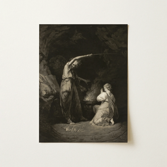 An Incantation - John Dixon Art Print / Canvas, 12x16’’ / 31x41cm / Unframed / no Border, Posters Prints & Visual Artwork, Toby Leon