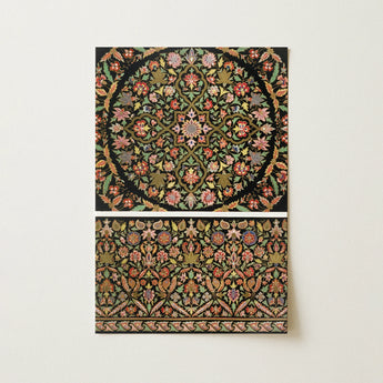 Indian Embroidery - Matthew Digby Wyatt Art Print / Canvas, 12x18’’ / 31x46cm / Unframed / no Border, Posters Prints & Visual Artwork, Toby
