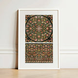 Indian Embroidery - Matthew Digby Wyatt Art Print / Canvas Framed Piece Ornate Vintage-inspired Botanical Intricate Floral, 19th-century,