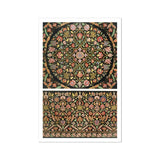 Indian Embroidery - Matthew Digby Wyatt Art Print / Canvas Ornate Floral Pattern Design Pink Green Botanical Motifs, 19th-century, Prints