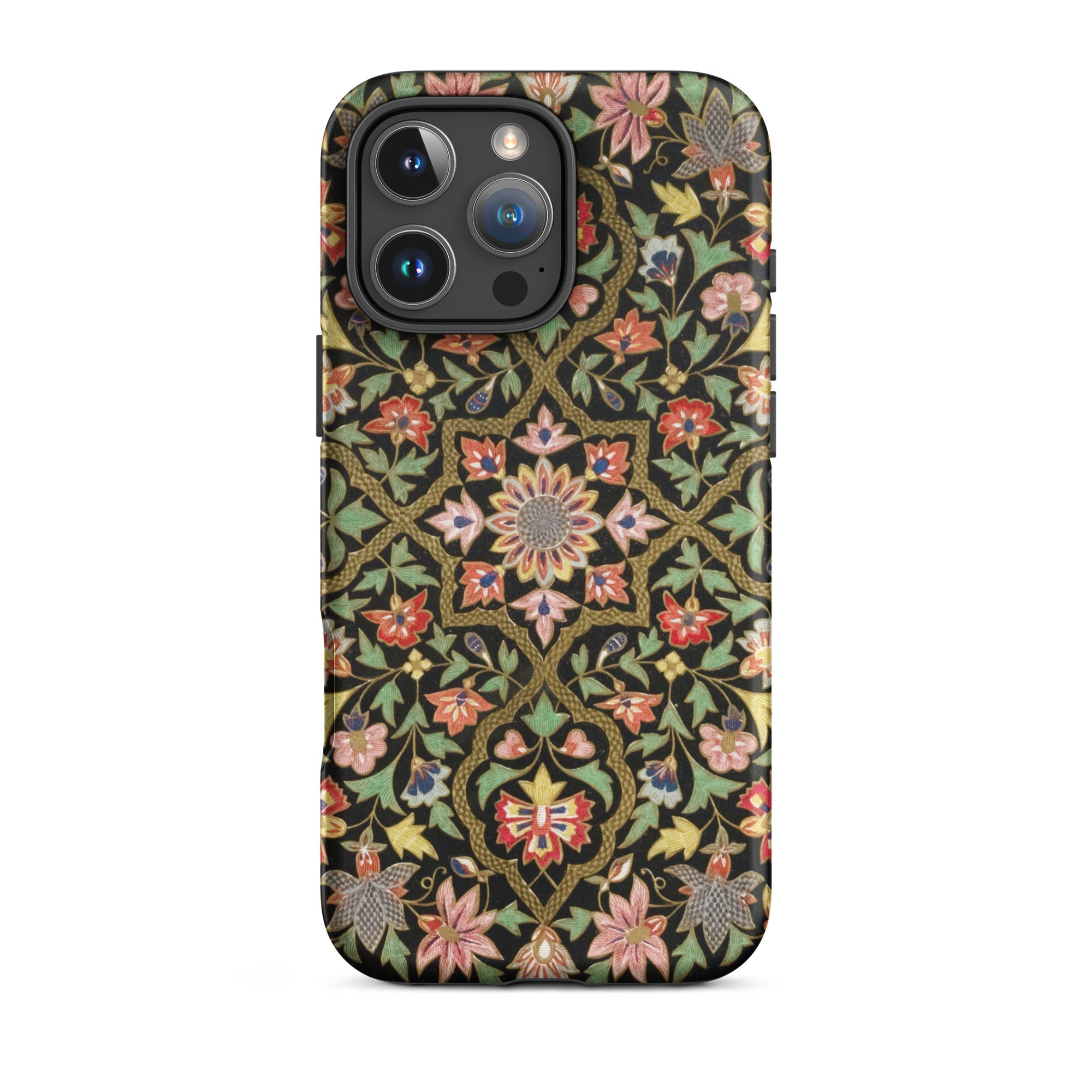 Indian Embroidery - Matthew Digby Wyatt Iphone Case, 16 Pro Max / Matte, Floral Patterned Phone Case