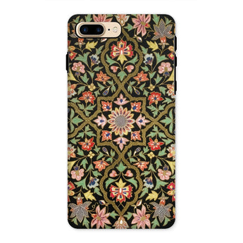 Indian Embroidery - Matthew Digby Wyatt Phone Case Iphone 8 Plus / Matte Floral Patterned Phone Case Intricate Colorful Botanical Designs