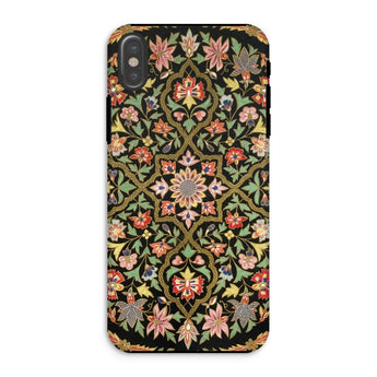 Indian Embroidery - Matthew Digby Wyatt Phone Case Iphone Xs / Matte Ornate Floral Patterned Phone Case Intricate Botanical Designs Matthew