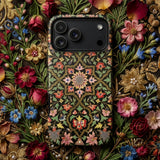 Indian Embroidery - Matthew Digby Wyatt Phone Case Smartphone Black Camera Module Ornate Floral-patterned Case Intricate Matthew Digby