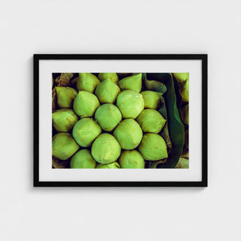 Ingenues - Emerald Green Lotus Bud Art Print / Canvas, Verdant Vortex, Prints