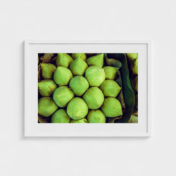 Ingenues - Emerald Green Lotus Bud Art Print / Canvas, Verdant Vortex, Prints