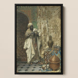 Inspection - Ludwig Deutsch Orientalism Art Print / Canvas, 12x17’’ / A3 / Black Frame, Posters Prints & Visual Artwork, Toby Leon