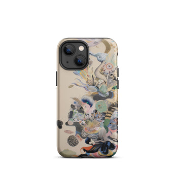 Into the Wild - Dreamy Botanical Art Phone Case Iphone 13 Mini / Matte Iphone Case Abstract Art Dreamy Botanical Art, Psychedelic Garden,