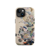 Into the Wild - Dreamy Botanical Art Phone Case Iphone 15 / Matte Artistic Patterned Phone Case Dreamy Botanical Art, Psychedelic Garden,
